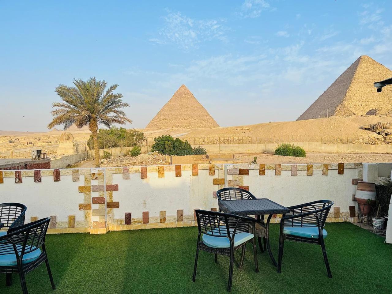 Kemet Pyramids Room View Kairó Kültér fotó