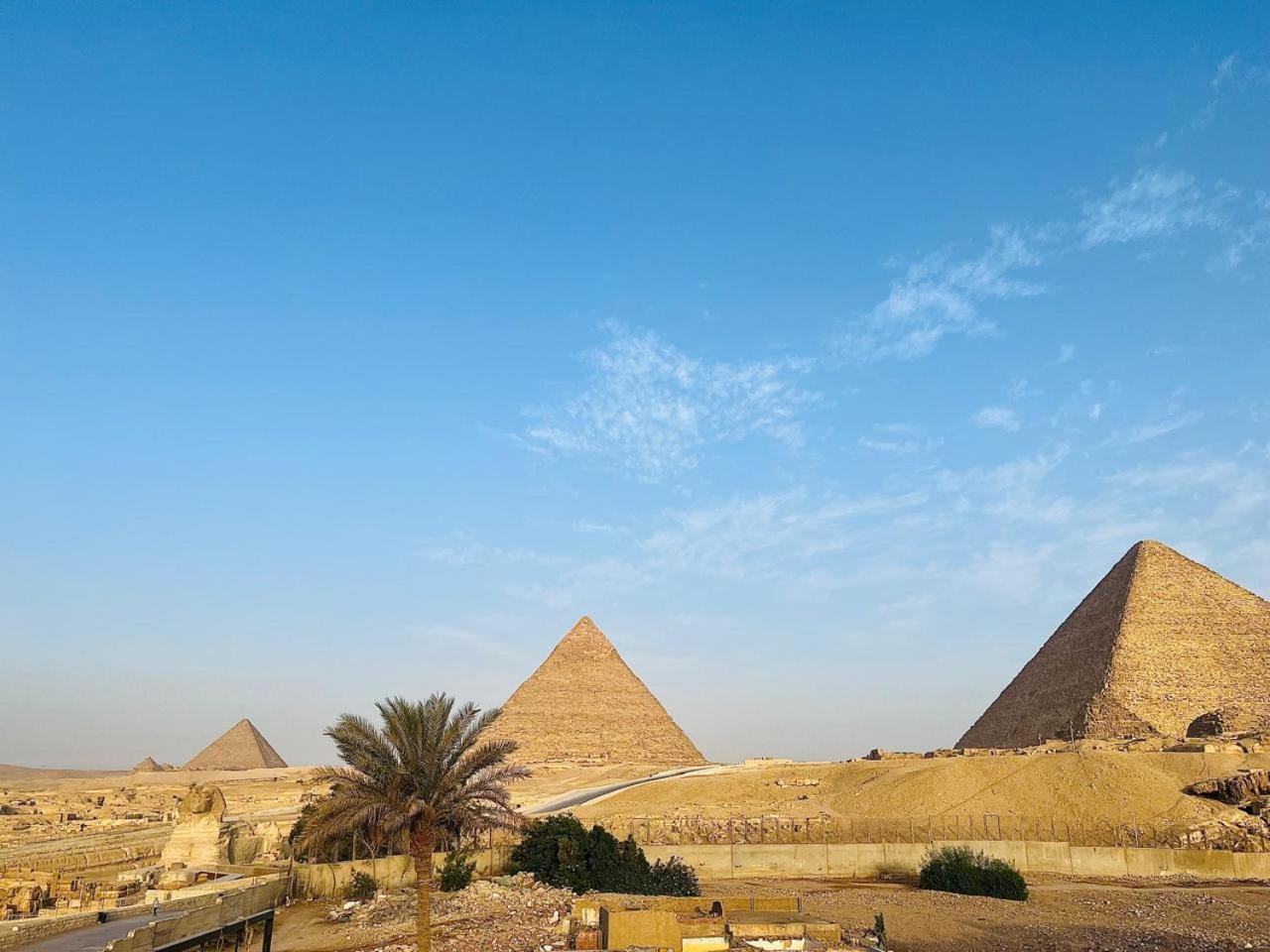 Kemet Pyramids Room View Kairó Kültér fotó