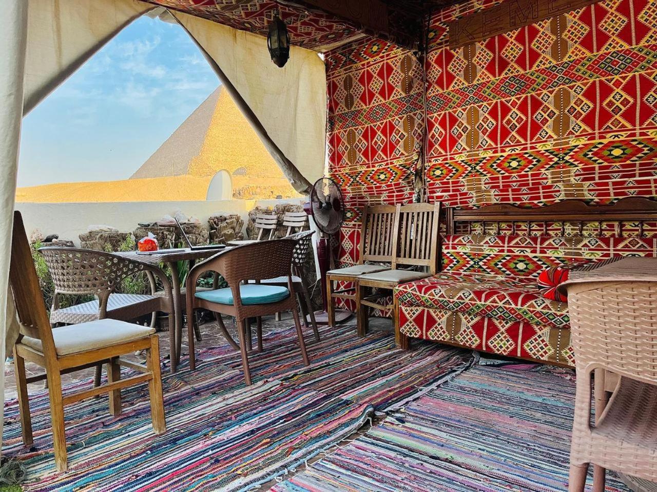 Kemet Pyramids Room View Kairó Kültér fotó
