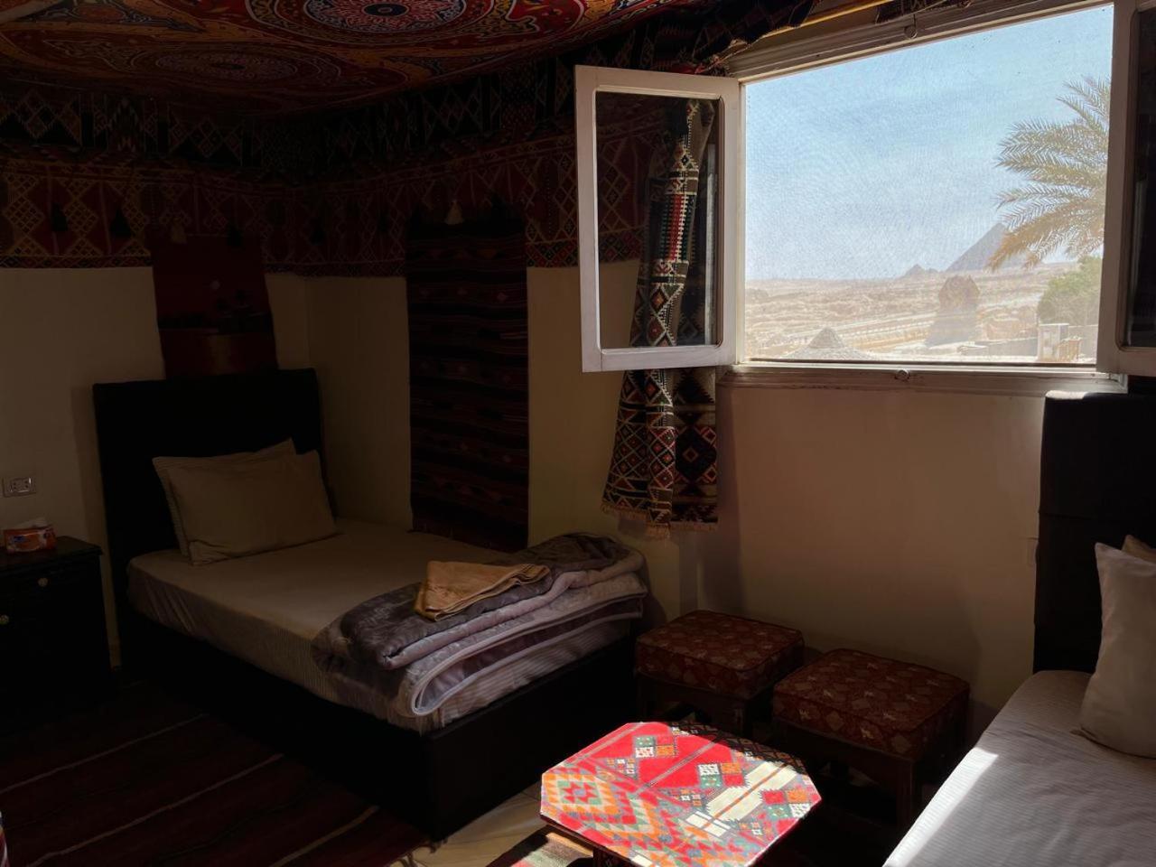 Kemet Pyramids Room View Kairó Kültér fotó