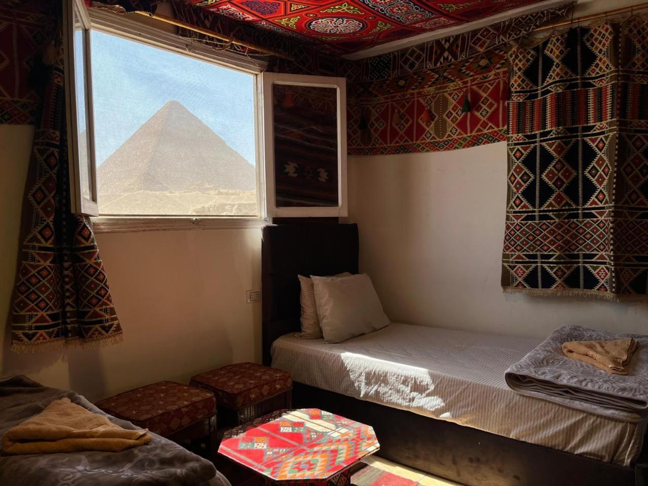 Kemet Pyramids Room View Kairó Kültér fotó