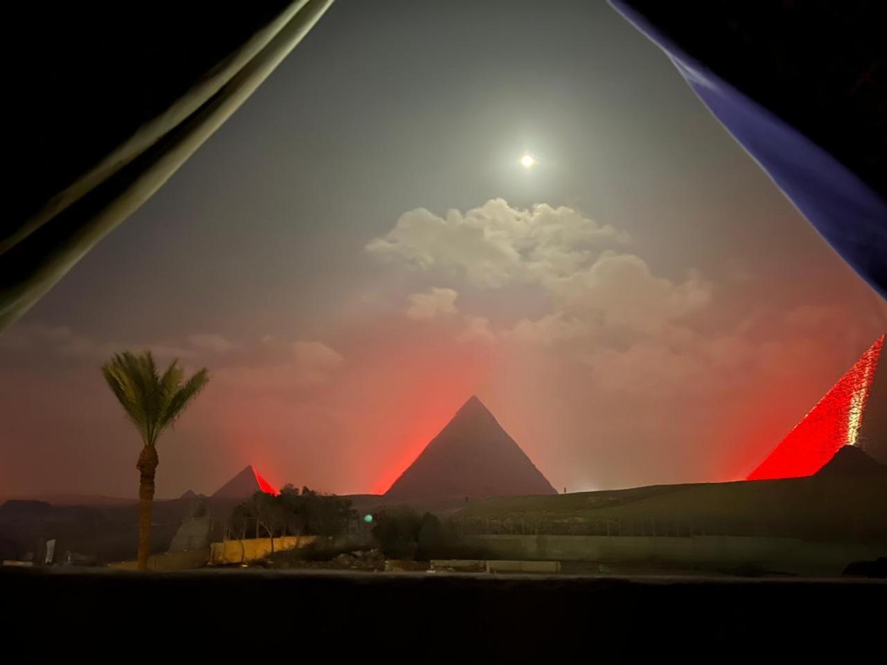 Kemet Pyramids Room View Kairó Kültér fotó