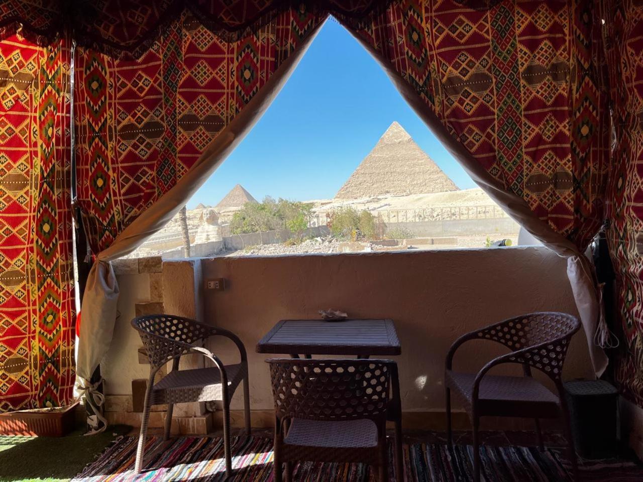 Kemet Pyramids Room View Kairó Kültér fotó