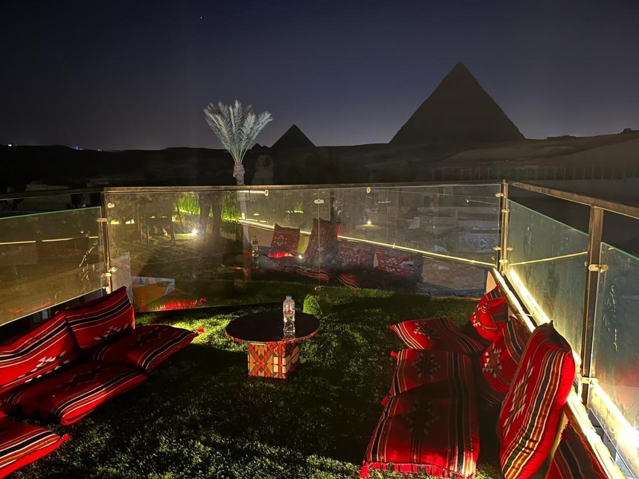 Kemet Pyramids Room View Kairó Kültér fotó