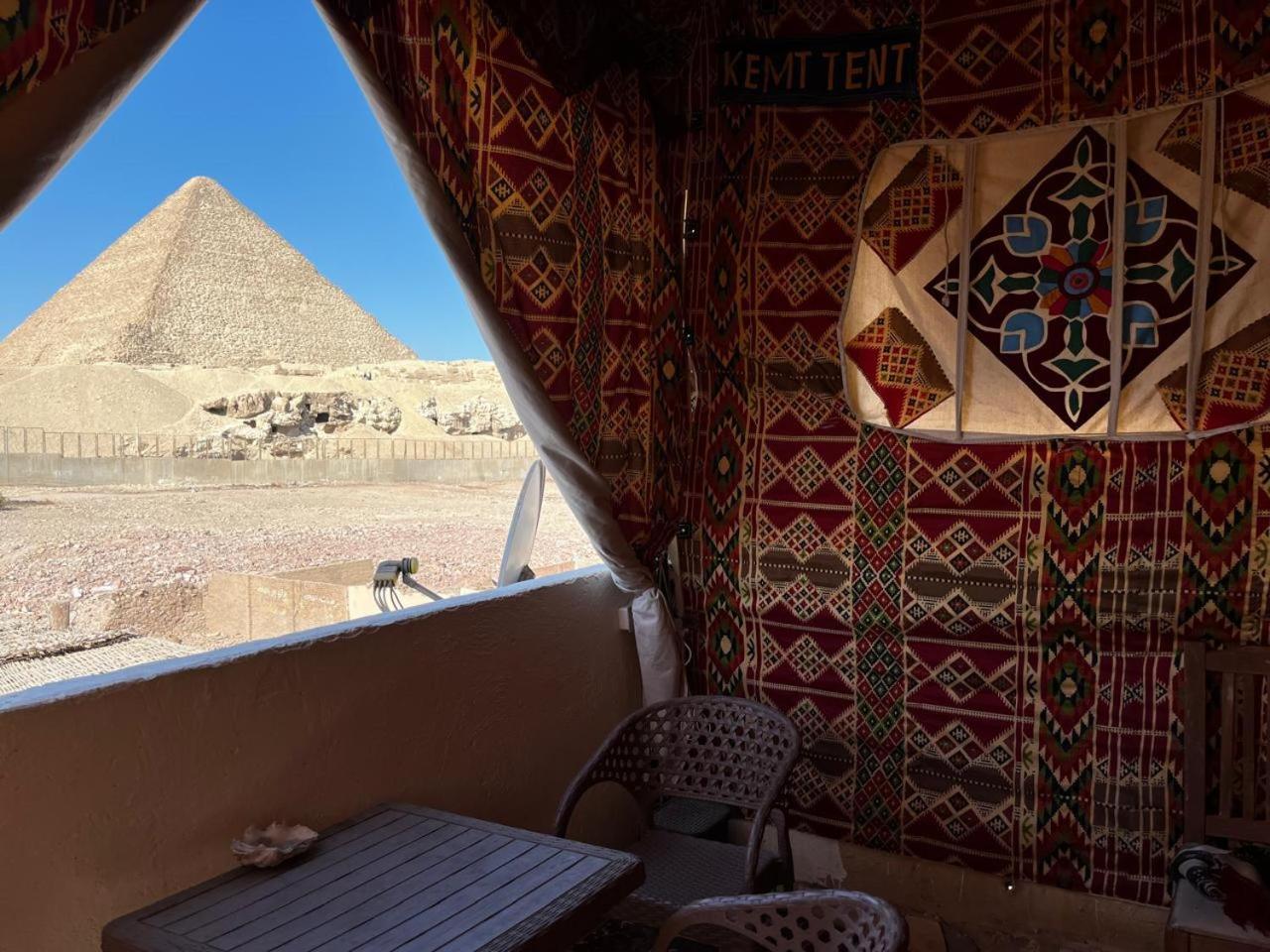 Kemet Pyramids Room View Kairó Kültér fotó