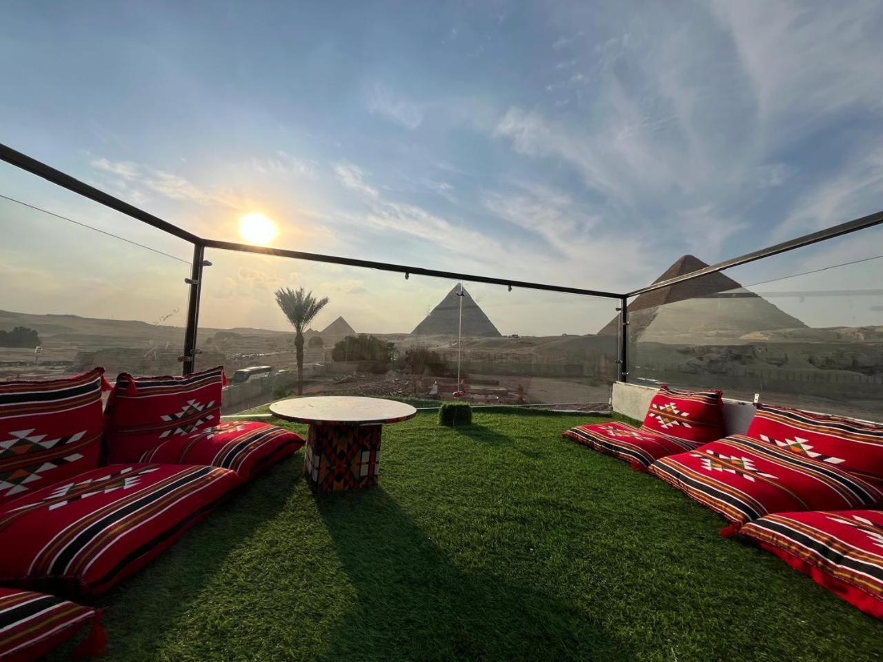Kemet Pyramids Room View Kairó Kültér fotó