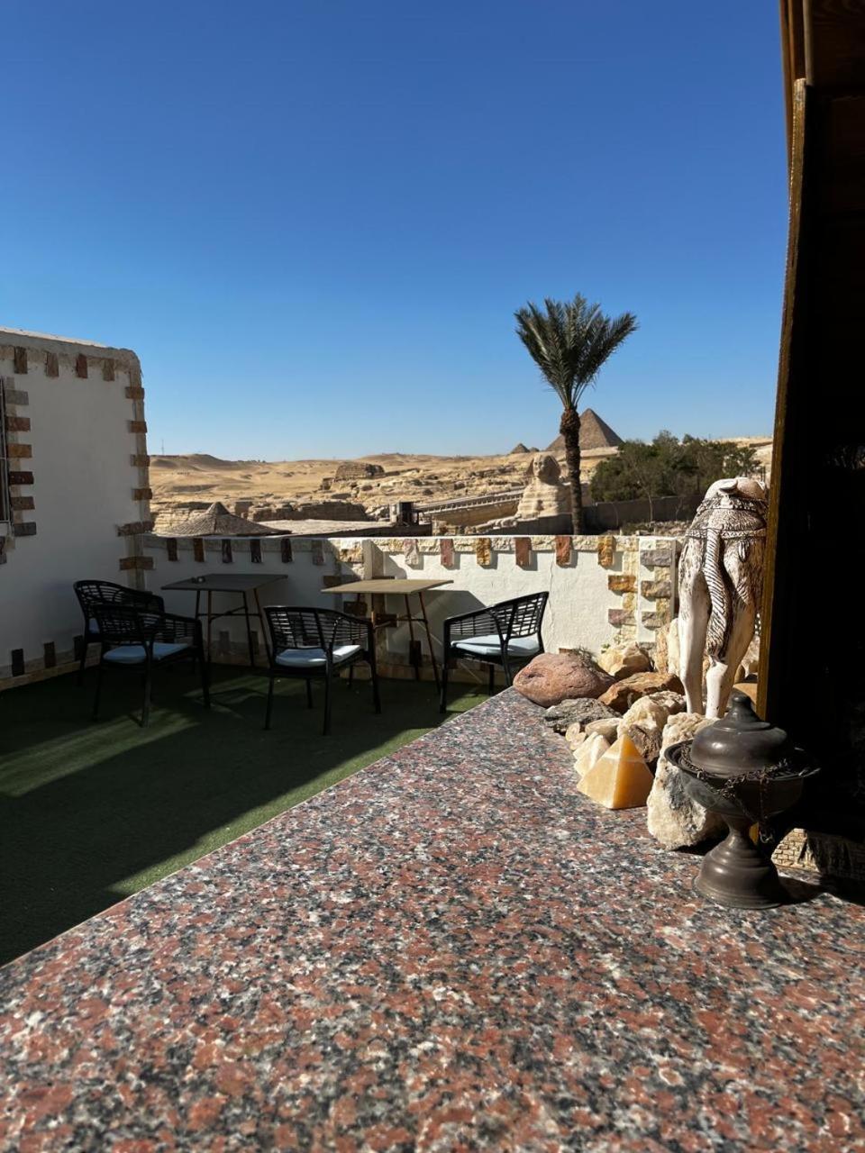 Kemet Pyramids Room View Kairó Kültér fotó
